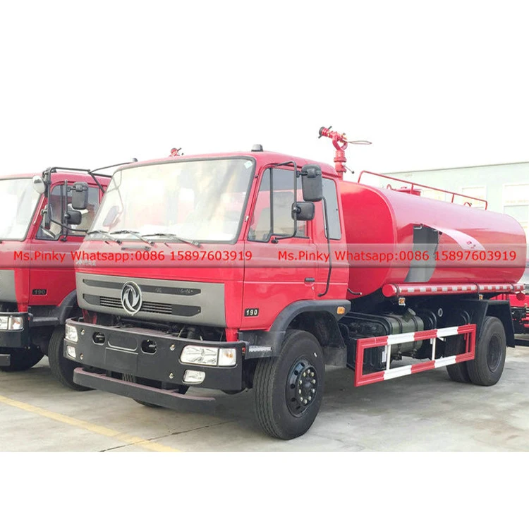 Китайский известный бренд Dongfeng резервуар для воды пожарный грузовик емкостью 8000 литров