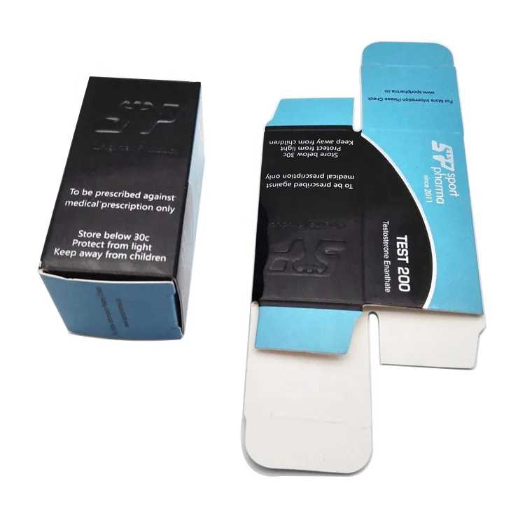 VB-289 2020 Popular Trendy Products Bodybuilding Custom Print 10ml vial box for steroid