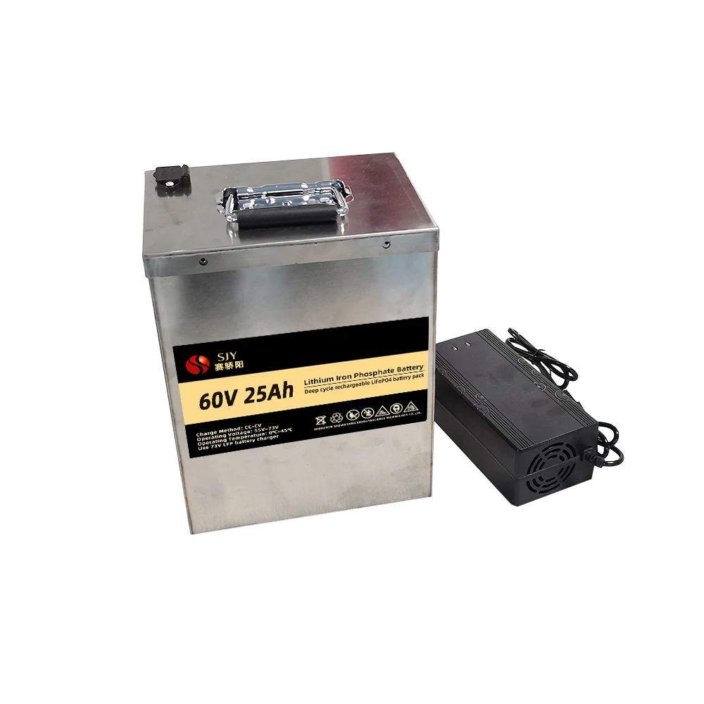 Литий-ионная аккумуляторная батарея LiFePO4 60v 25ah 27Ah 30Ah 1280Wh для мотоцикла/трехколесного велосипеда