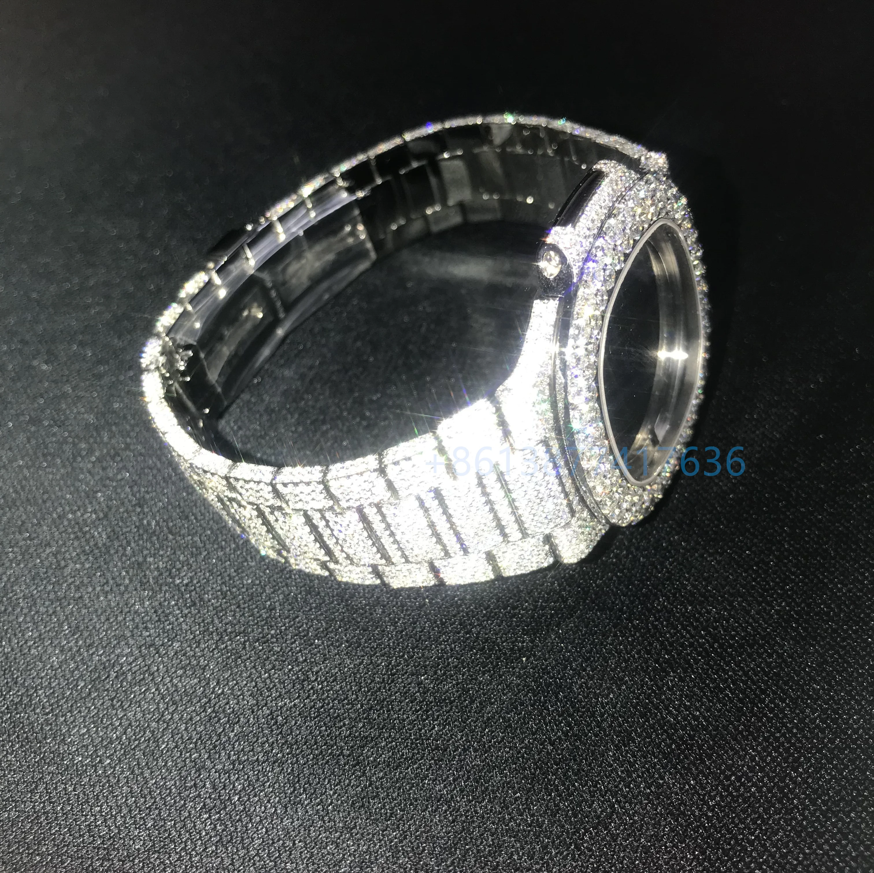  Заказные роскошные часы VVS Diamond Iced Out