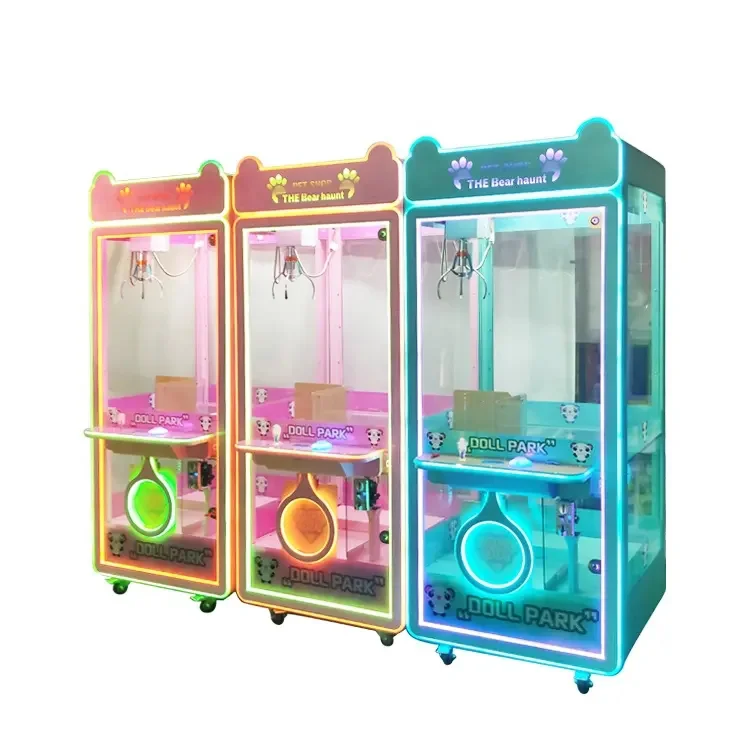Commercial Custom Coin Operated Crane Claw Machine Kids Plush Toy Mini Arcade Game Claw Machine