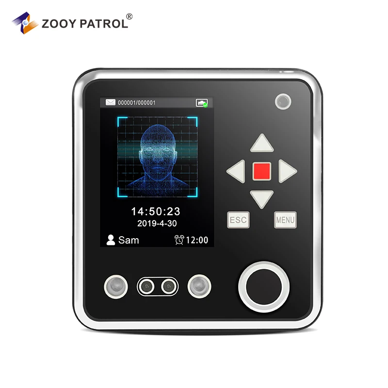 
Intelligent face recognition terminal for guard tour control system 