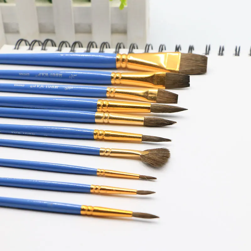 Bview Art Professional Artist Supplier Newest Artist Drawing Brush Set