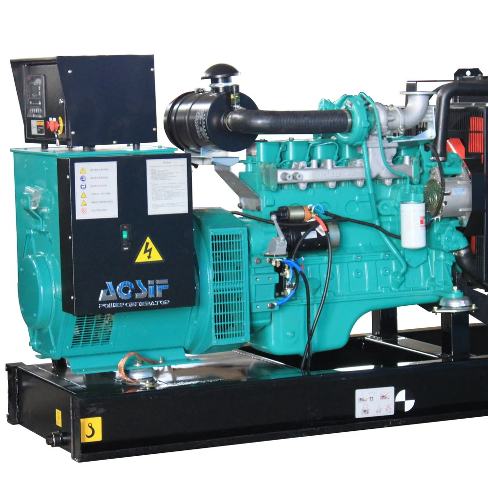 Aosif AC104 открытый генератор бесшумный дизельный генератор 75 кВт/94 кВА 50 Гц мощный дизельный генератор с двигателем cummins и регулятором давления