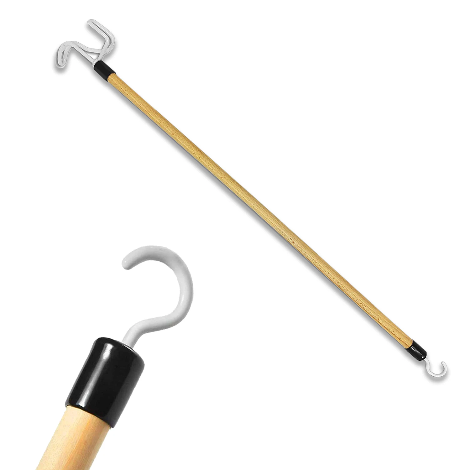 28 Inches Long Dressing Stick - Dressing Aid for Shoes, Socks, Shirts and Pants Assisted Daily Living Aid for Getting Dressed