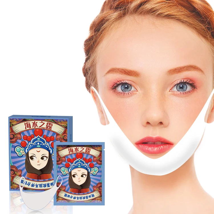 Hot sale Beauty Care Products Age Defying Double Chin Reducer Intense Lifting Layer Mask  V Line Lifting Bandage Mask Sheet