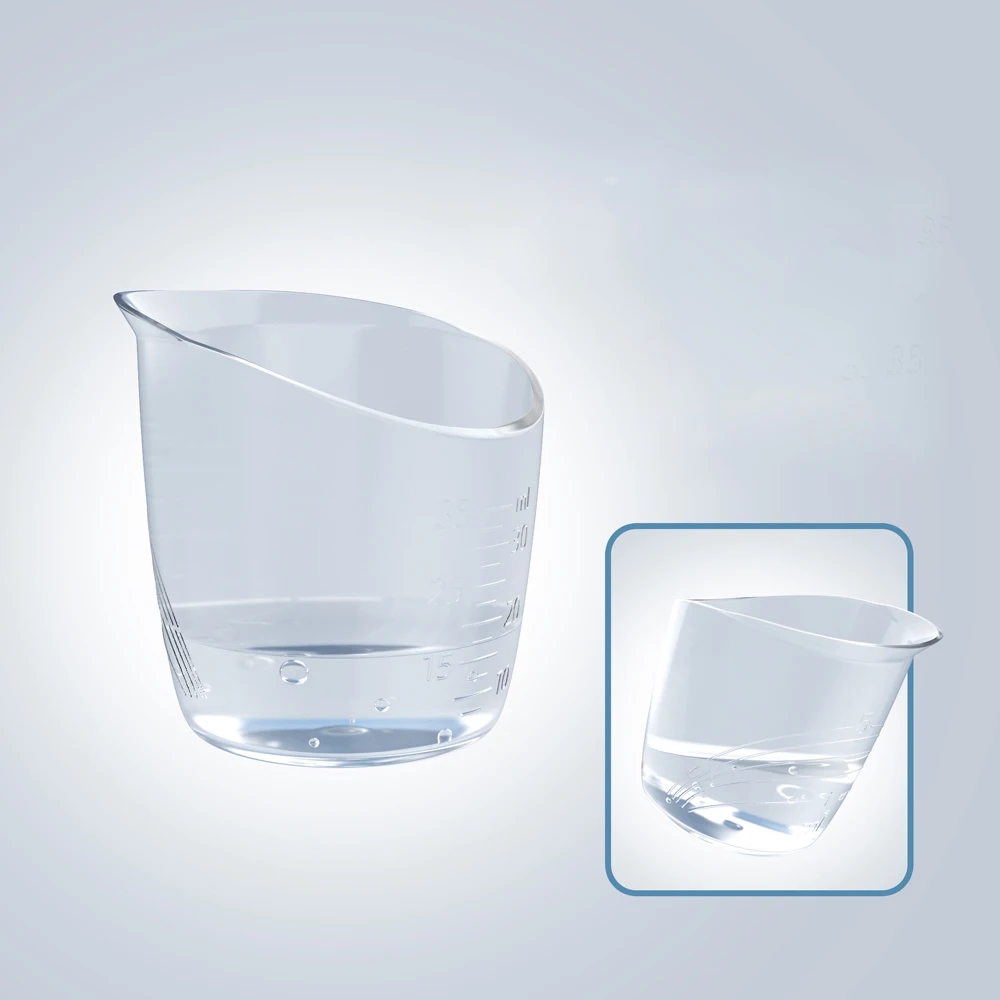 Hot Selling BPA Free Eco-Friendly material medicine feeding cup baby feeding cup Drink Feeding cup