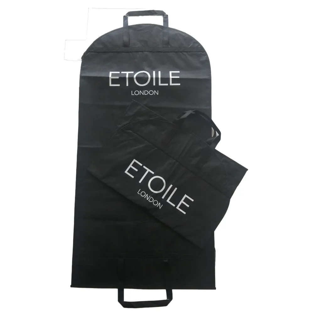 
Reusable durable waterproof dustproof business suit cover garment bag 