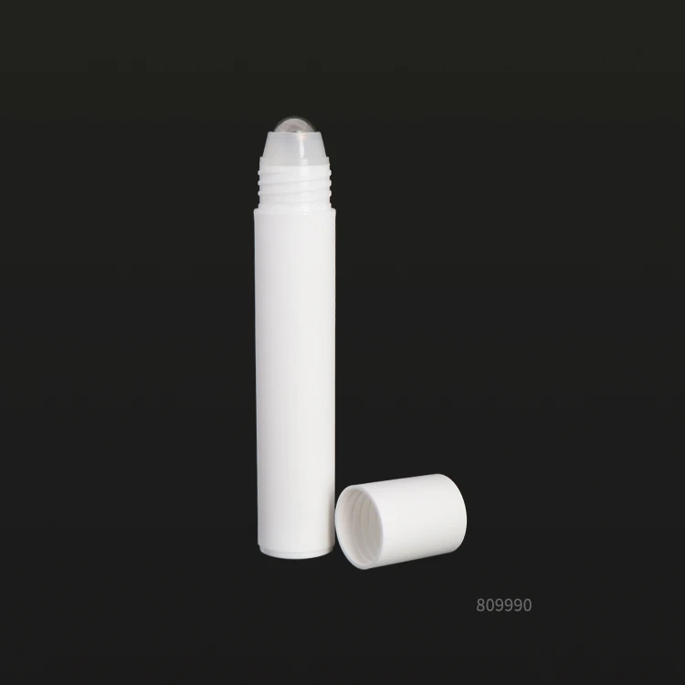 Wholesale 20ml 30ml White Plastic Deodorant Roll on Bottle with Steel