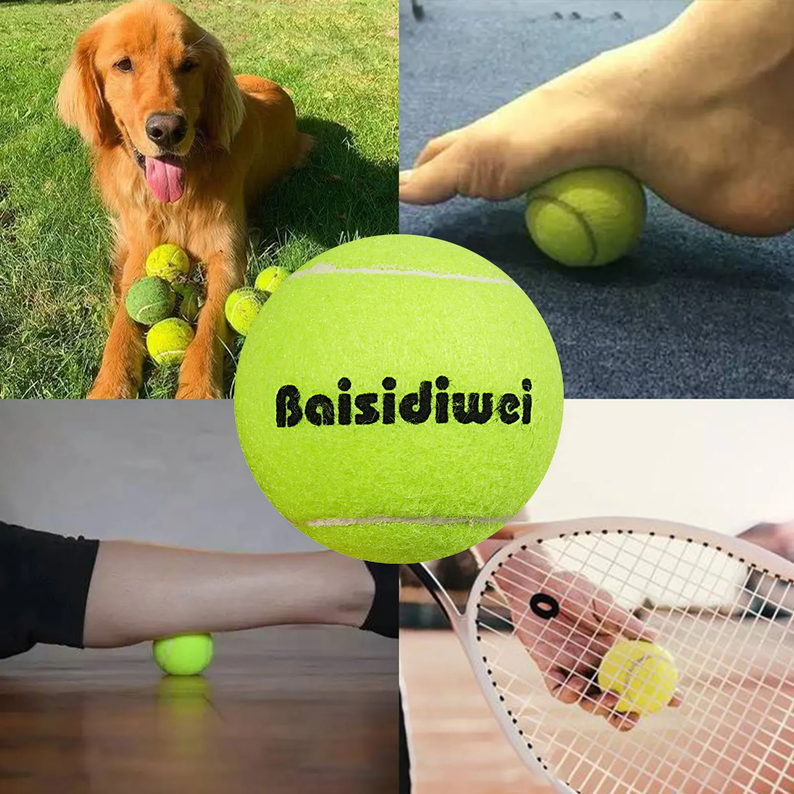 2022 Wholesale Tennis Ball Launcher for Dogs Include Multiple Grip and Rubber String