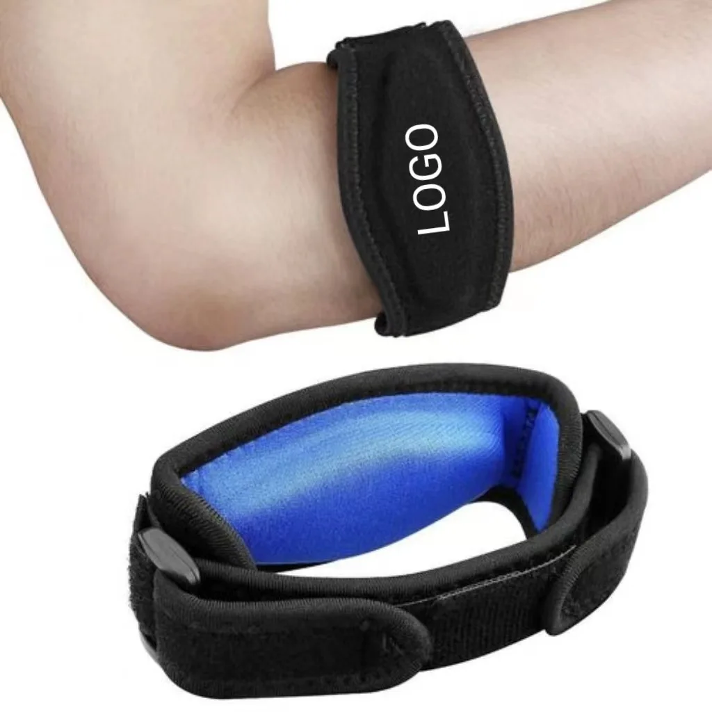 Custom Logo Compression Nylon Training Weight Lifting Fitness Knitting Brace Elbow Pads