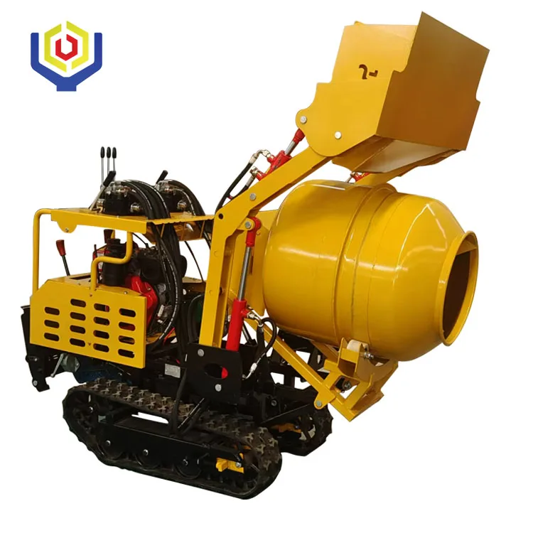 Cheapest Mini Crawler Concrete Mixer Self Loading Truck Special mixer for building construction