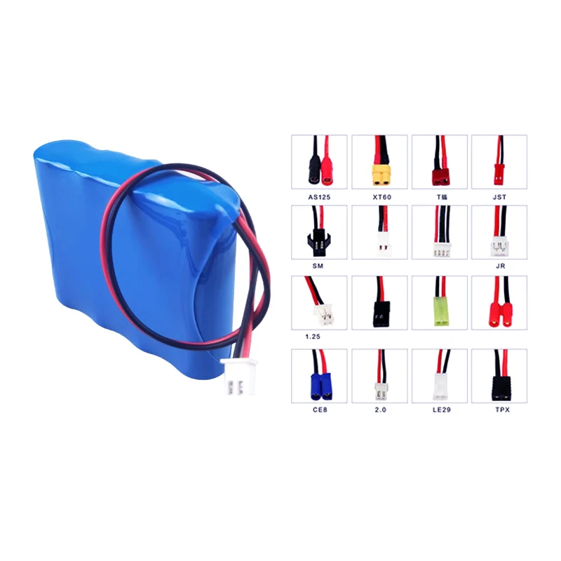 Li-ion battery pack 32.56wh 4400 4400mah 5000mah 6000mah icr18650 icr 18650 2S2P 7.4V 5200mah Lithium ion battery pack