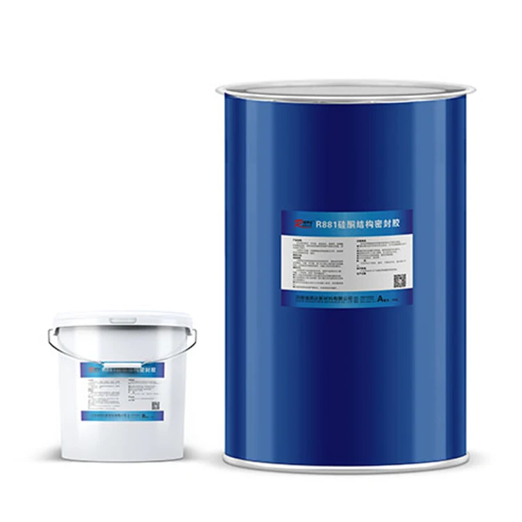 Manufacturer Wholesale R881 Secondary Seal Used Structural Adhesive Two-component Insulating Glass Silicone Sealant