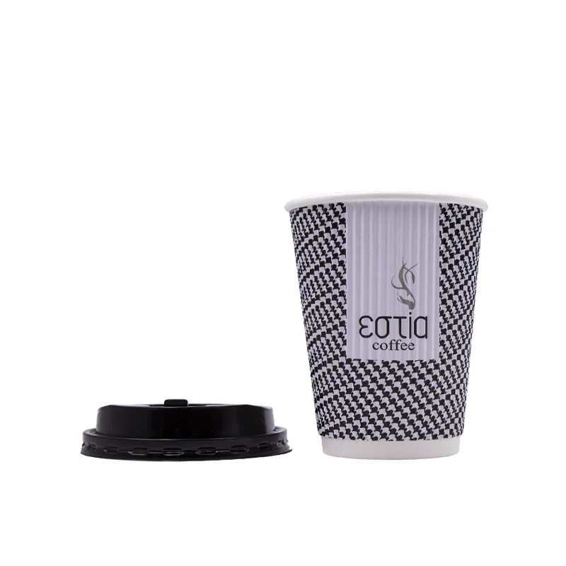 
Custom Eco Friendly Take Away Coffee mini cup Cardboard Cup with lids 