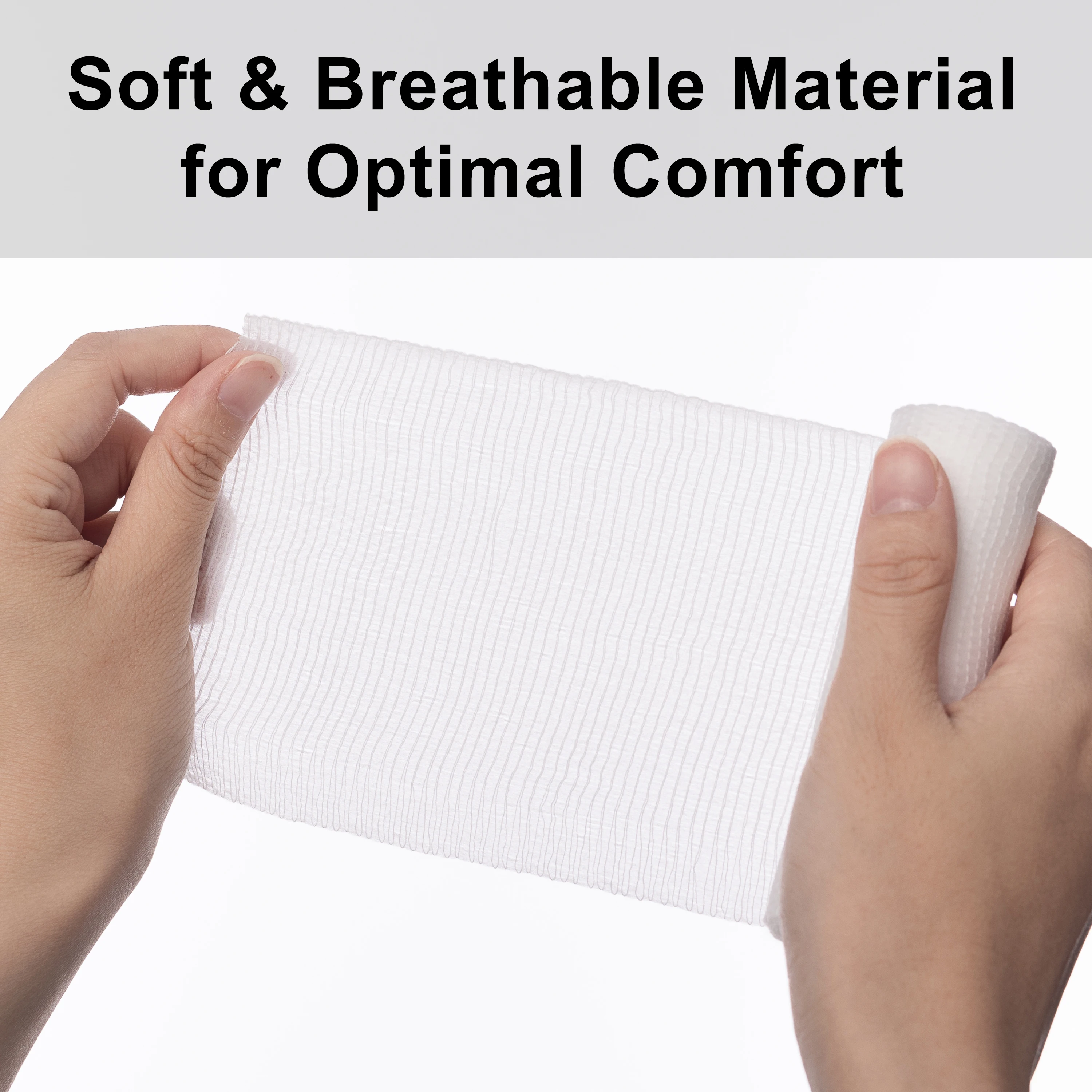 Professional Manufacturer OEM Size Medical Elastic Sterile Conforming Pbt Gauze Bandage First Aid Bandage