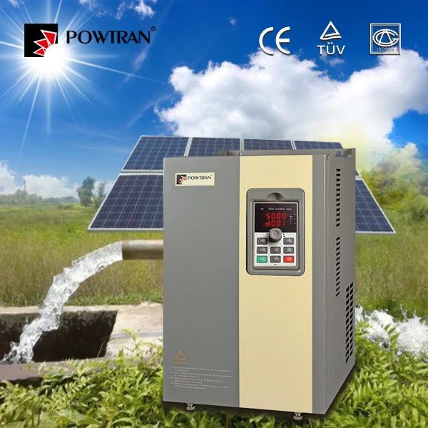 POWTRAN 15kW 22kW solar inverter grid dc ac inverter 3ph 380v 480v with full protection for landscape mountain