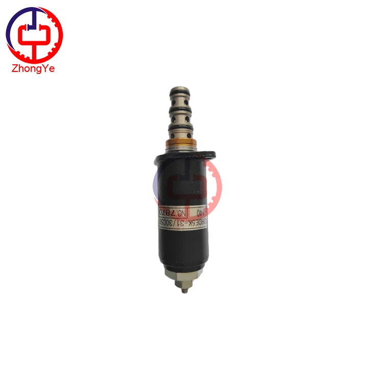 Hydraulic Excavator Spare Parts Solenoid Valve for KDRDE5K-31 30C50-140 Construction Machinery