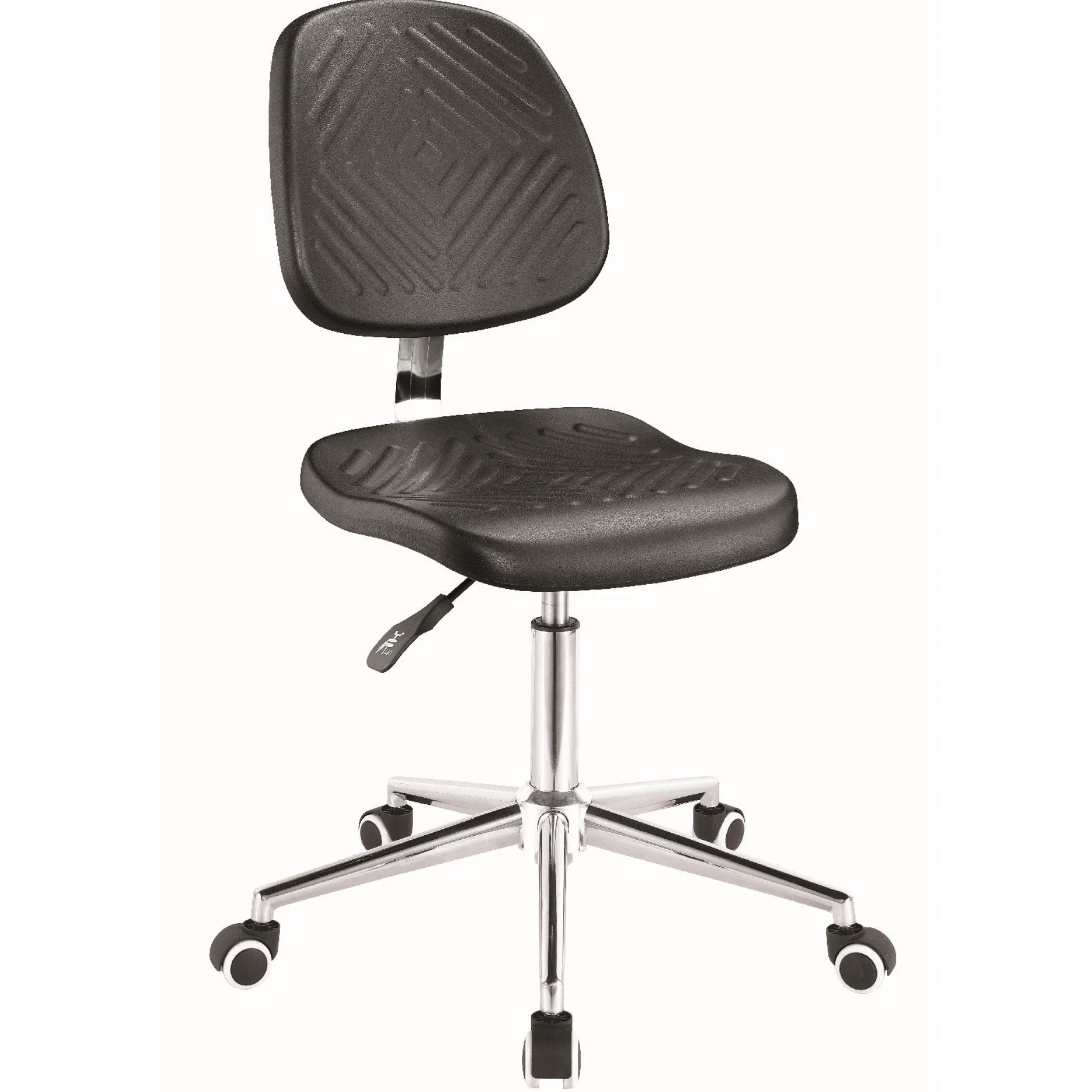 Excellent Quality ESD Antistatic Adjustable High Quality Lab Swivel Chair stool with Footring