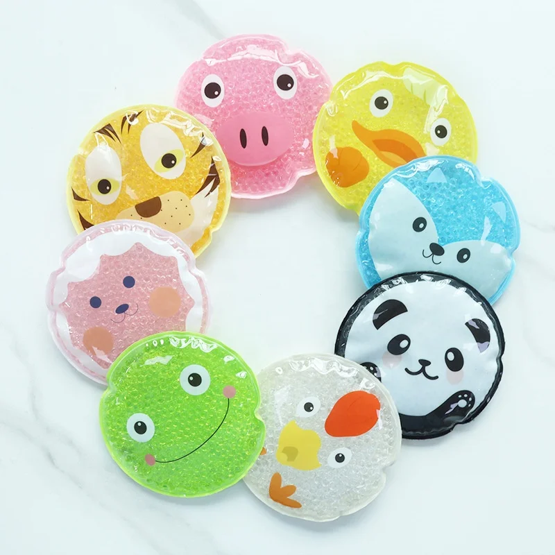 Customize Reusable Cartoon Pattern  hot cold therapy pack hot cold gel bead ice pack for kids