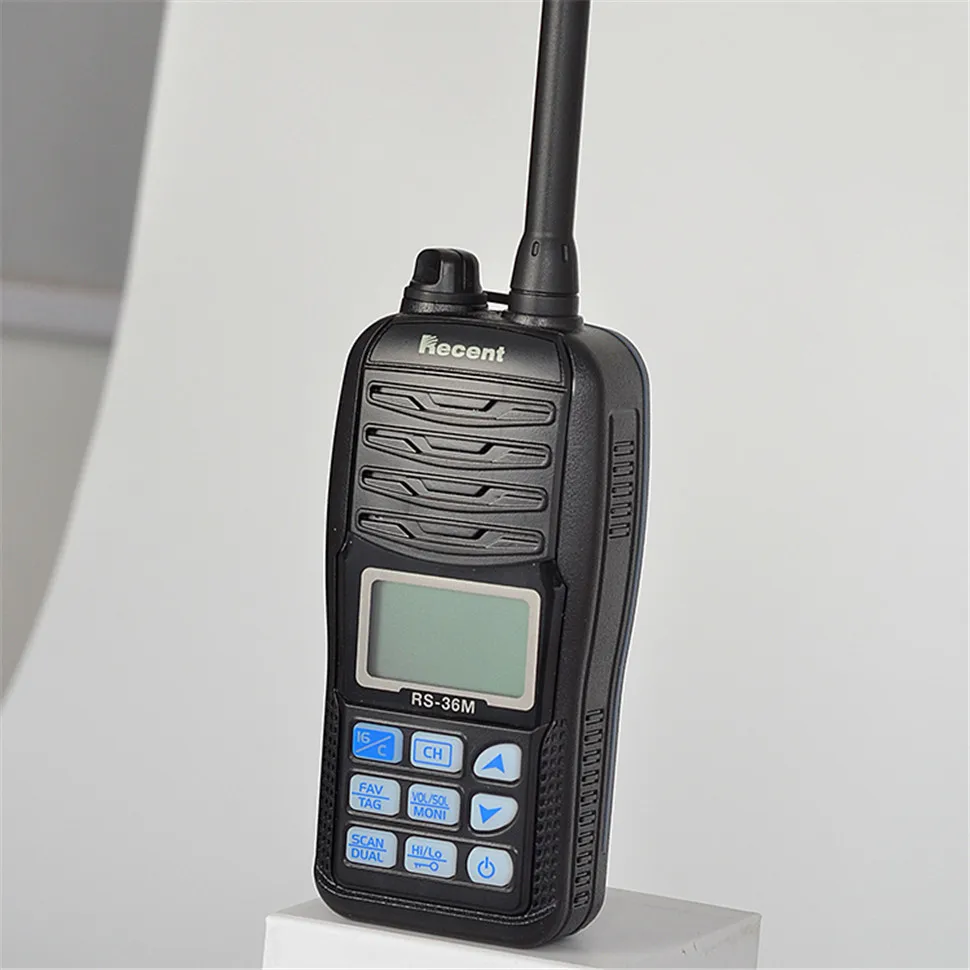 Морской VHF радио RS-36M IPX7 Водонепроницаемый Поплавок и флэш-памяти 5W морской двухстороннее портативное
