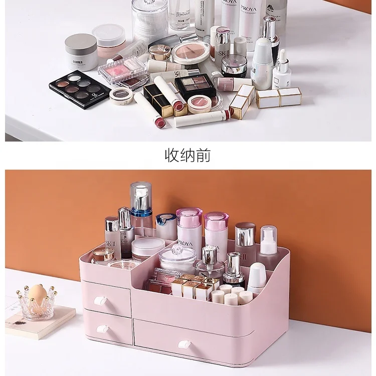 Plastic Makeup Vanity Drawer Organizers