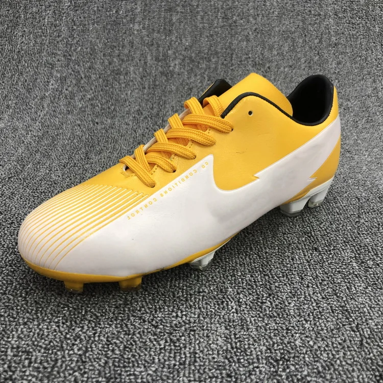 Fg/Tf Soccer Shoes Long Spikes Low Top Ankle Football Shoes Boots Outdoor For Men Adults Kids Athletic Training Cleats shoes