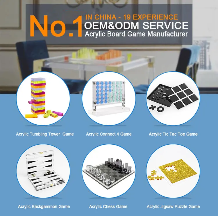 JAYI Custom Acrylic Chinese Checkers Lucite Board Game Set with Colorful Glass Marbles