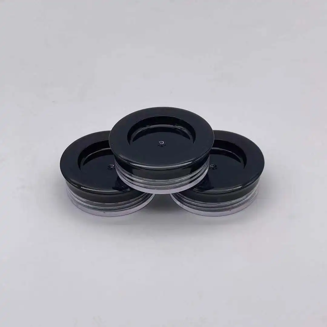 Hot Sale 0.5Oz 1Oz Plastic Cream Jar Eco Nail Dipping Cosmetics Packaging Plastic Cosmetic Cream Jar Body Lotion Containers