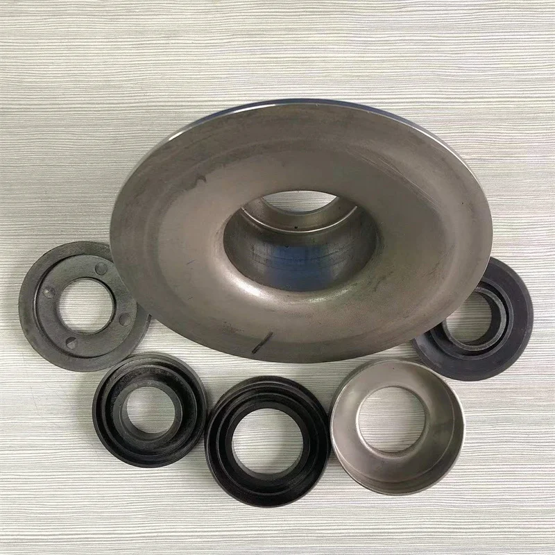 Conveyor Roller Punching Shaft Bearing Housing Metal Cap Plastic Labyrinth Sealing Kits TK6206-122