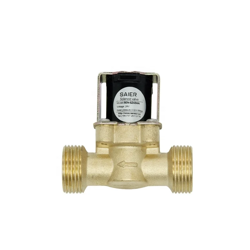 G3/4' Brass Electric Combination Valve One-Way Water Flow Switch High Temperature Water Solenoid Valve