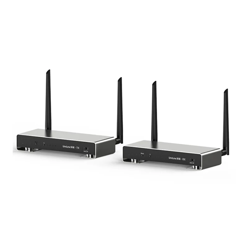 Unnlink 4K HDMI Extender RX TX 120M HDMI USB KVM Extender Over Ethernet Cat5e Cat6 USB 120M HDMI KVM Extender