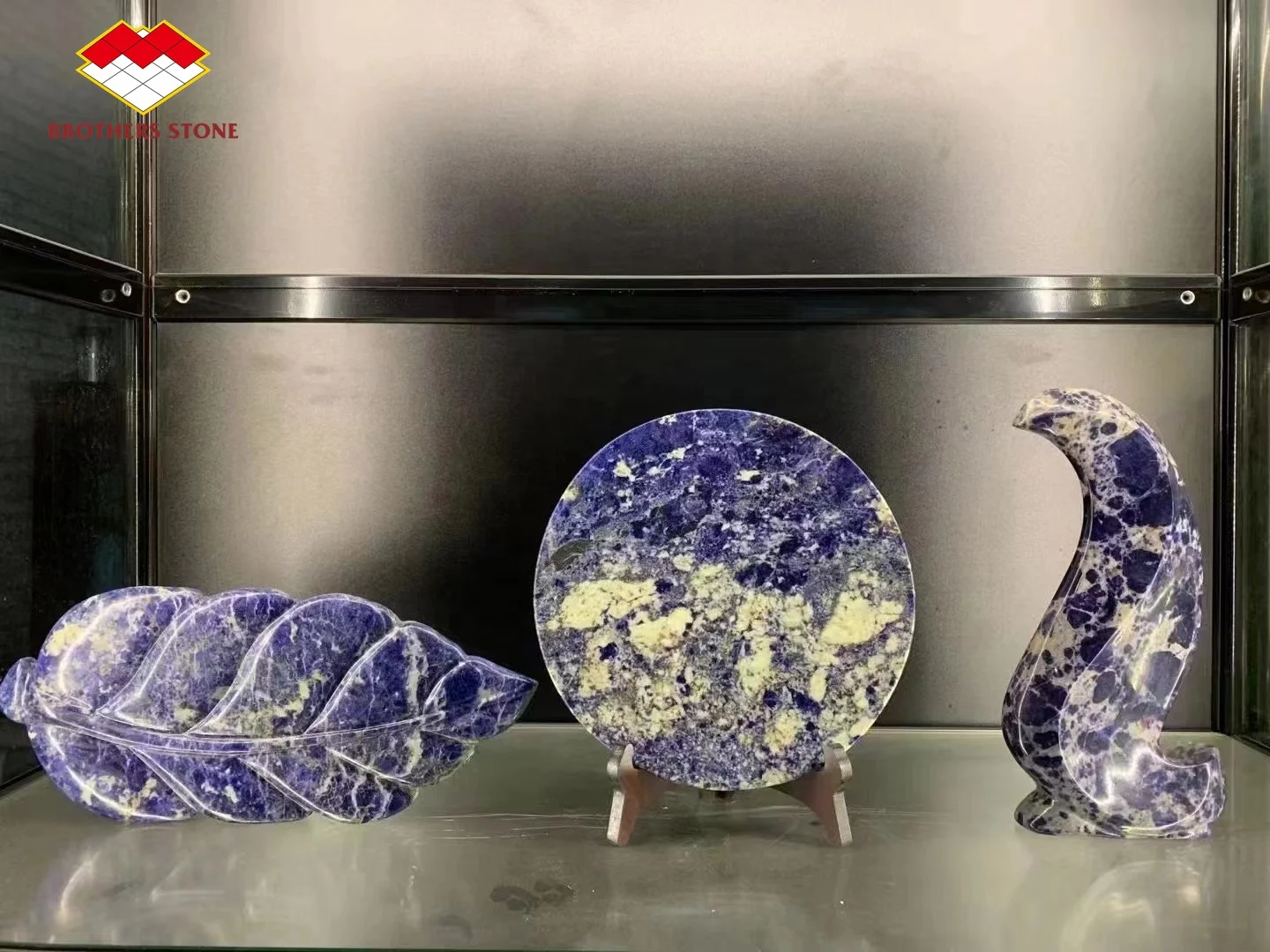 Красивый роскошный камень Боливия синий прозрачный содалитовый Оникс Мраморная книга подходит для фоновой стены