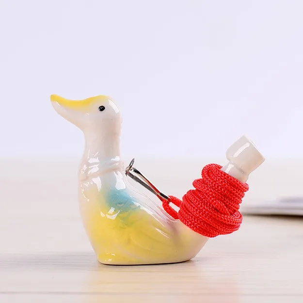 Ceramic 43 Shapes Stocked  Water Bird Whistle Toy Whistle For Kids
