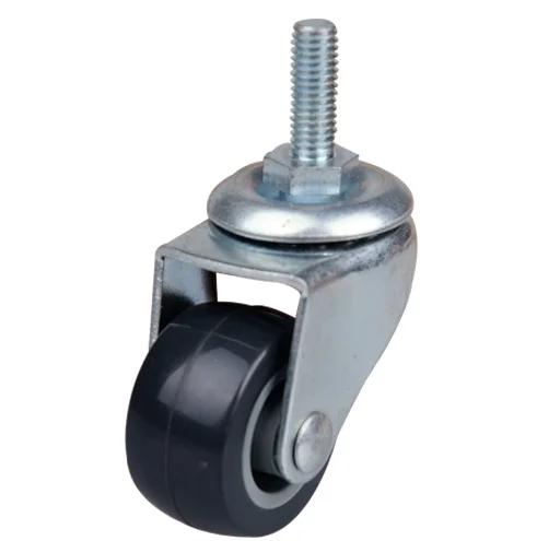 1.5inch swivel pu caster  light duty caster with screw stem wear resistant