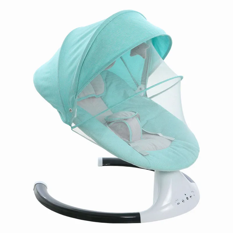 Rocker electronic intelligent infant to toddler music sleep swing plastic crib cradle bouncer rocking chair for baby
