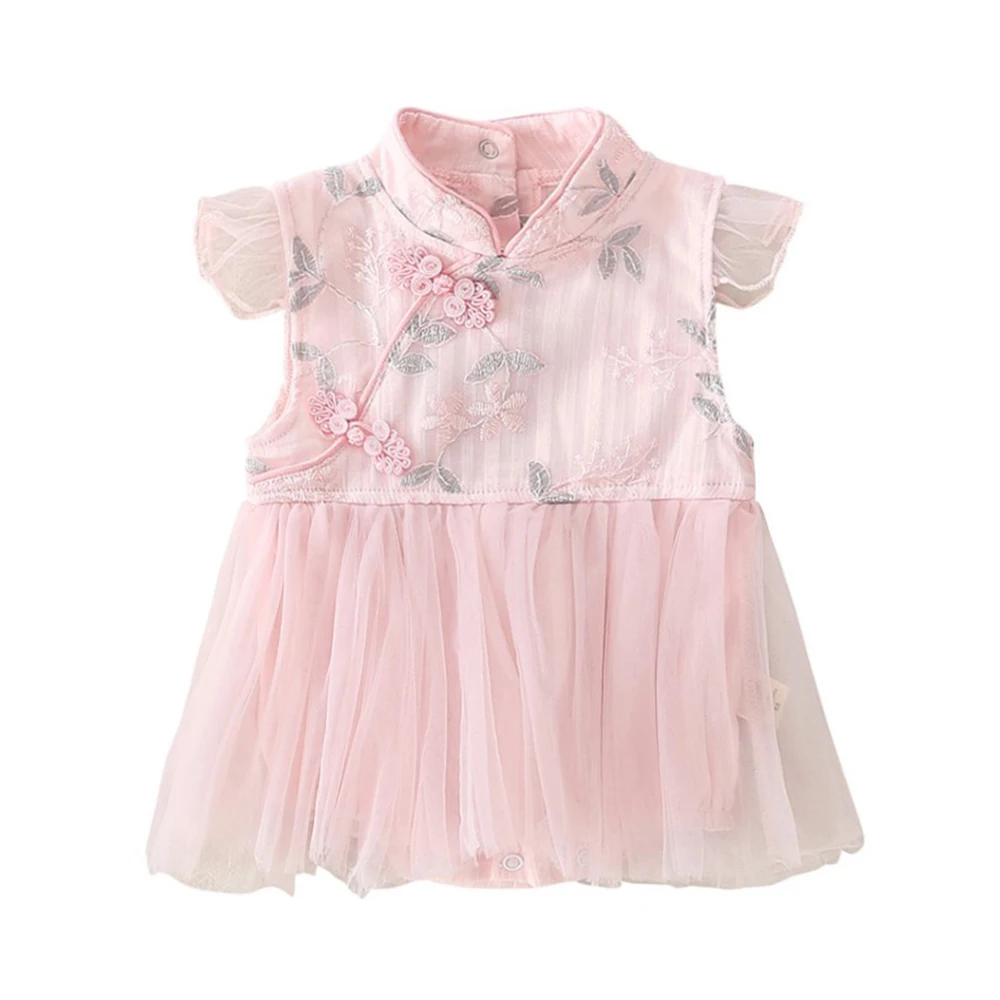 What&why Baby Girl Tutu Dress Romper Toddler Pink Ruffle Jumpsuit Cotton Clothing Jumpsuit Baby Fancy Romper Kid Custom Clothes