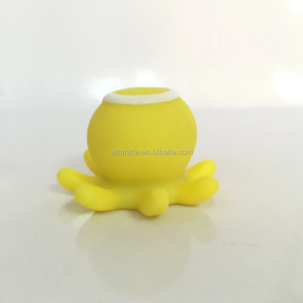 Customized Bath Animal Flashing Bathub Toy Gift LED PVC Rubber Octopus with light