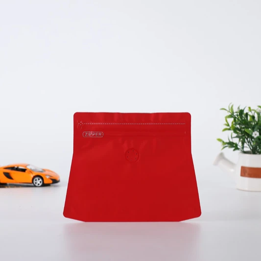 Coffee /candy/snack matte custom printed standup food package resealable pouch black mylar bag