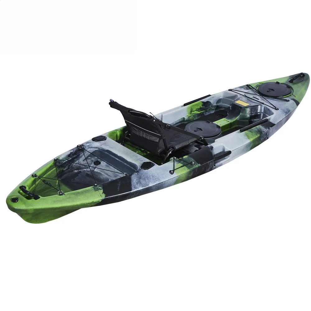 Plastic kayak Rotary-Plastic kayak Kayak Raft Single boat Single platform boat with seats nine-inch seat boat