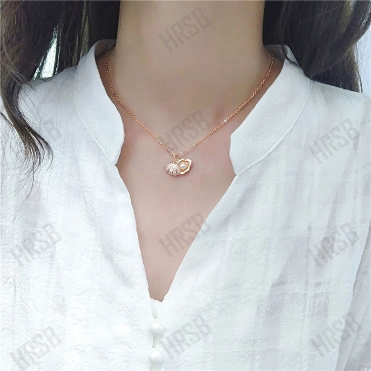 Freshwater Pearl Shell Pendant Choker Necklace Ladies Statement Jewelry Gift Carnelian Necklace