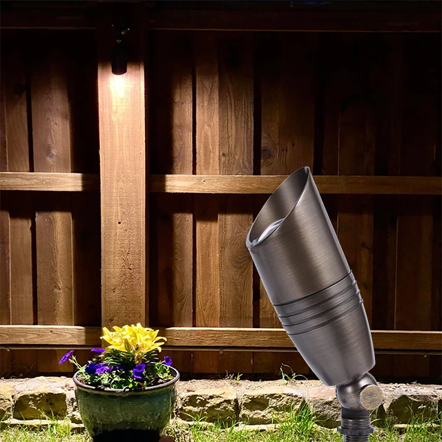 Low Voltage Outdoor Directional Up light exterior fancy led outdoor waterproof wall light with Spike 12V AC/DC Garden