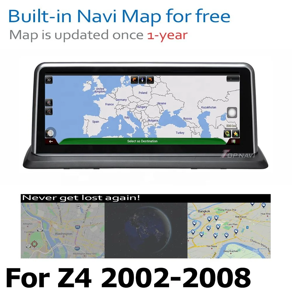 Android 9.0 Car Radio GPS Navigation For BMW Z4 E85 E86 2002 2003 2004 2005 2006 2007 2008 Auto Stereo GPS Navigator  4G 64G