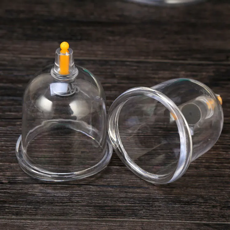 Набор пластиковых вакуумных банок HRmedtec, чашки hijama 1-8 размеров, чашки hijama