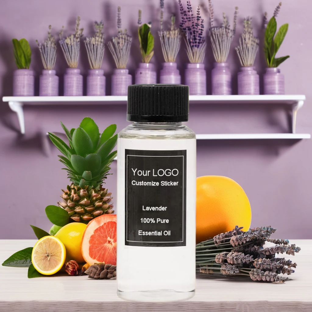 Pure Organic Eucalyptus Tea Tree Lavender Peppermint aromatherapy perfumes Lemongrass Ylang Essential Oil