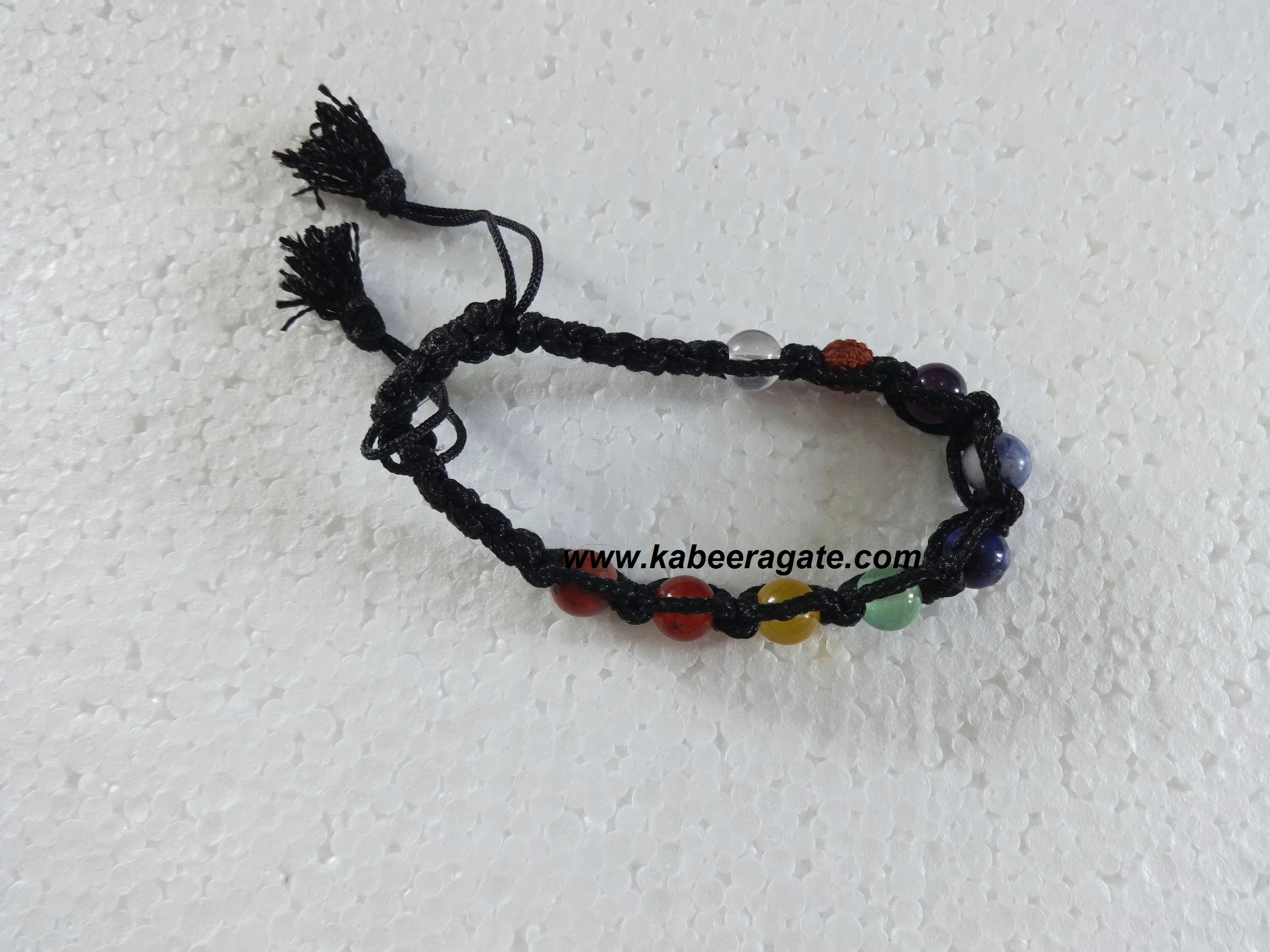 Wholesale  Chakra Netted Bracelet with Rudraksha