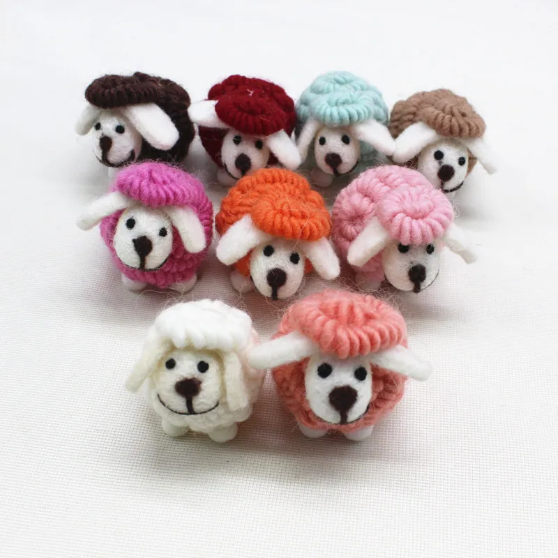 Best seller handmade sheep wool toys felt sheep decorations