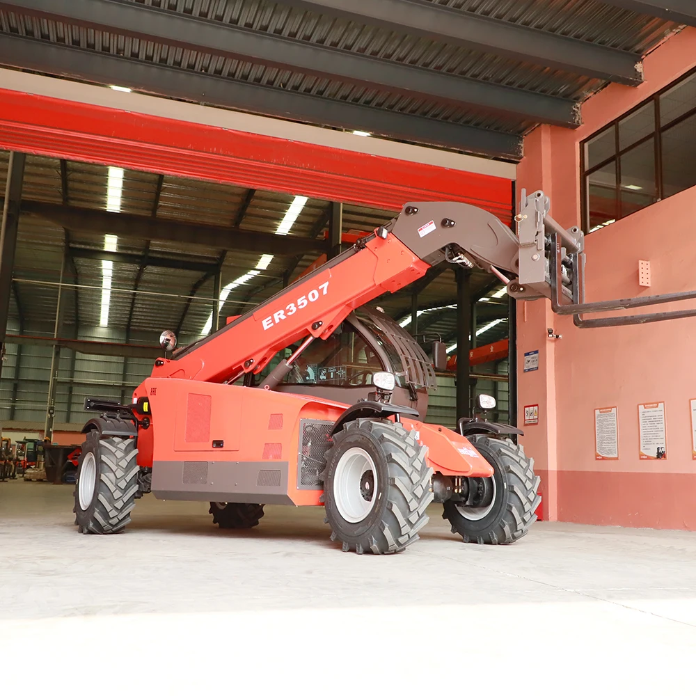 EVERUN Brand Wheel Loader ER3507 3500kg multifunction telehandler diesel farm telescopic forklift loader