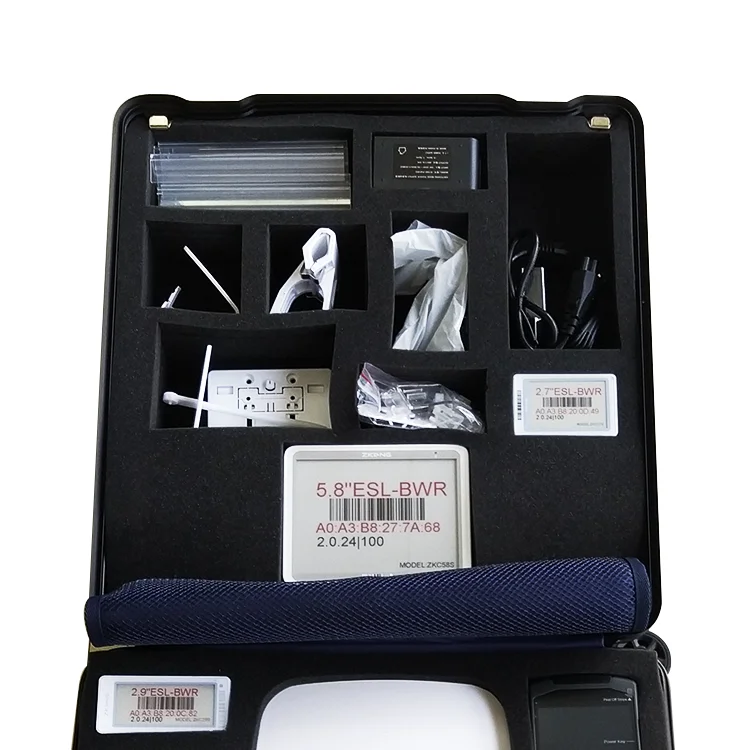 Zkong Supermarket Wireless 2.4G Nfc Electronic Digital Price Shelf Label Tag Esl Demo Kit System