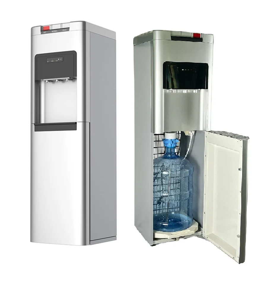 Hot cold water cooler Electric Freestanding  Water Dispenser Bottom Loading Compressor Cooling 5 gallon 20L  Ningbo JinMing G77